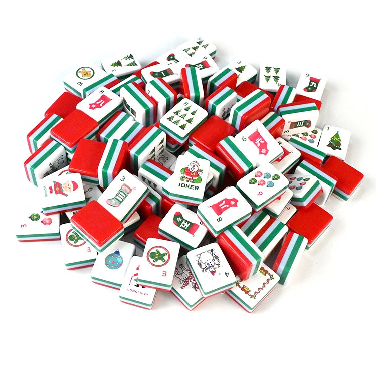 Jouluiset akryylimahjong-laatat