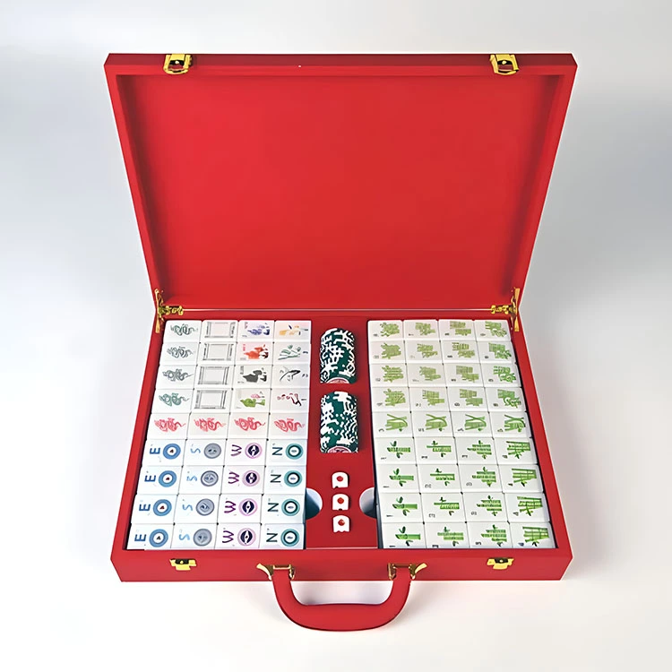 Red Charm Collection Mahjong-setti